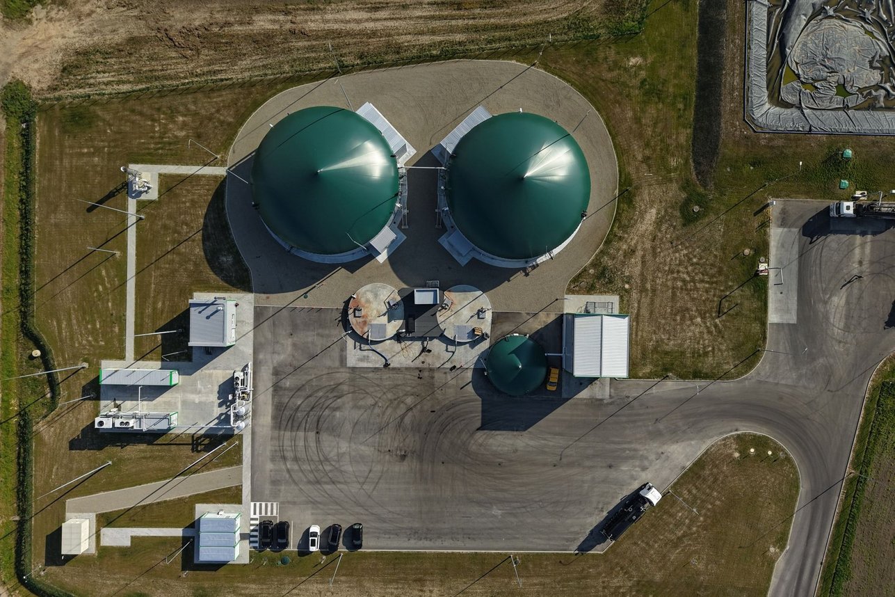 Biometanas: Engerta1. Biometano stotelių žemėlapis Lietuvoje