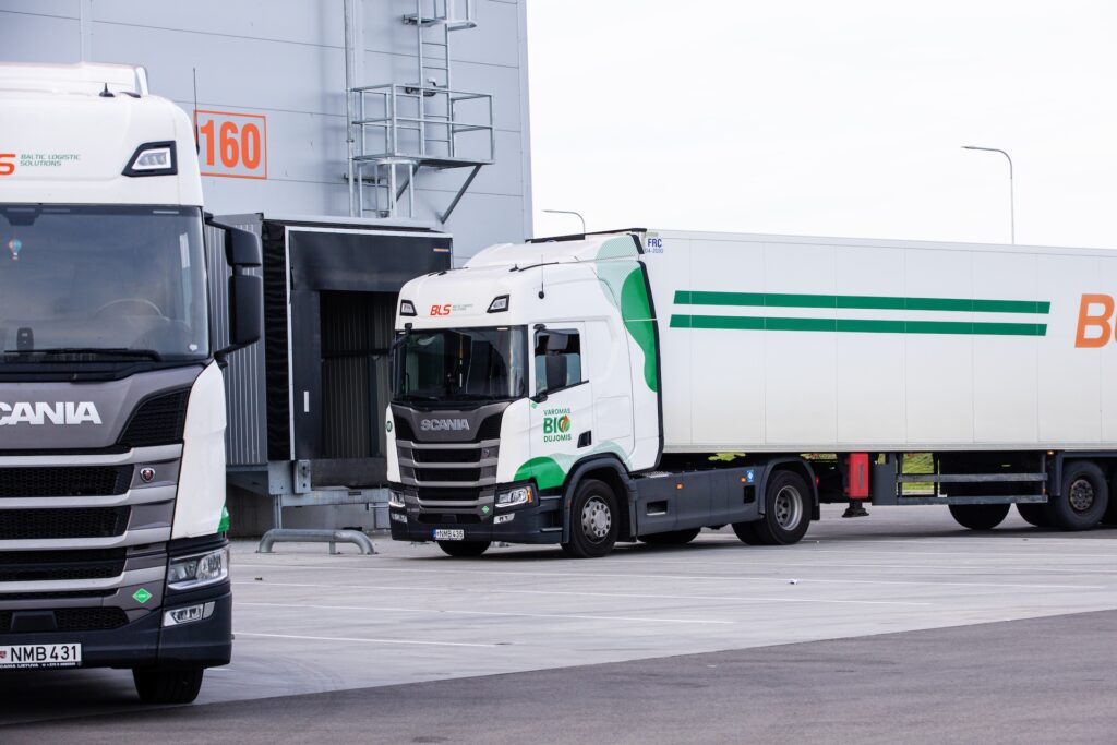 Biometanas: Scania. Biometano stotelių žemėlapis Lietuvoje